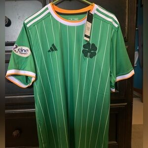 🍀 Adidas Glasgow Celtic Legends Heritage Shirt Football Soccer XL Ireland 🇮🇪